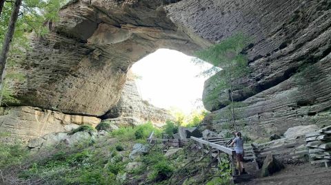 Hike Through A Natural Arch On This Family-Friendly Hiking Trail In Kentucky