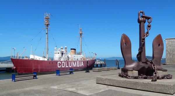 The U.S. Lightship Columbia In Oregon Once Guided Ships Through The Graveyard Of The Pacific