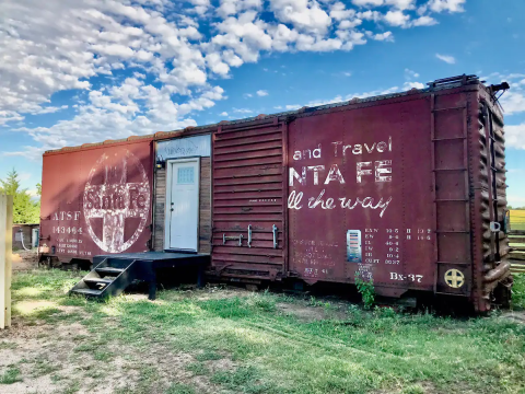 Become A Stowaway For A Night In A Santa Fe Boxcar In Kansas