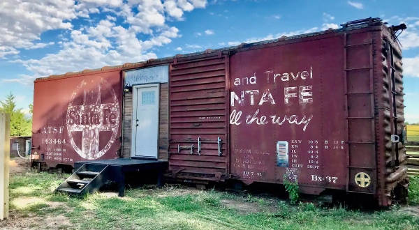 Become A Stowaway For A Night In A Santa Fe Boxcar In Kansas