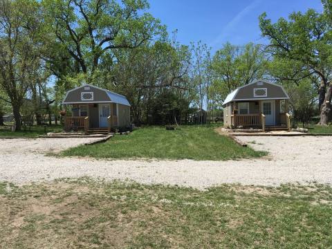 Sleep The Night Away In A Miniature Cabin At Rocky Pond Cabins In Kansas