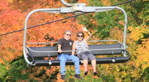 Enjoy Expansive Views And Seasonal Hues With A Scenic Chairlift Ride In Wisconsin   