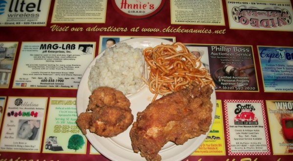Fried Chicken, Onion Rings, And Spaghetti Are All Classics At Chicken Annie’s In Kansas