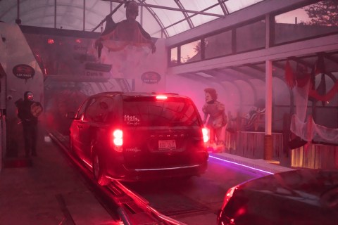 Get Spooked While Driving Through The Tunnel Of Terror, A Haunted Car Wash In Michigan