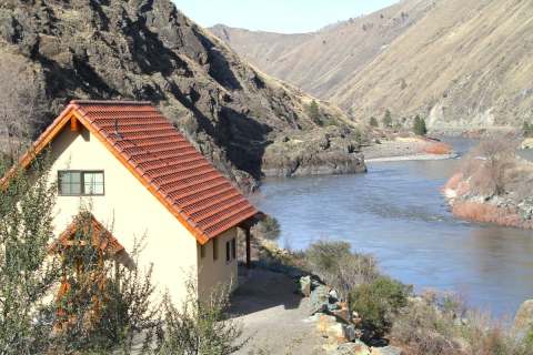 You'll Have A Front Row View Of The Salmon River With Your Own Private Beach At This Idaho Airbnb