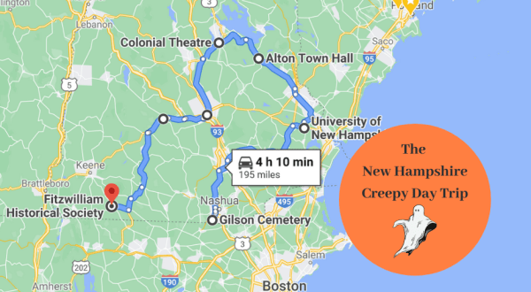 This Creepy Day Trip Through The Spookiest Places In New Hampshire Is Perfect For Fall