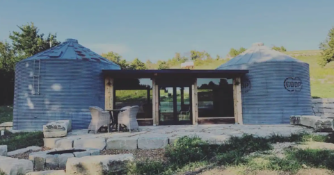 Surround Yourself With Prairie Views In A Kansas Airbnb Made Of Grain Silos And Glass