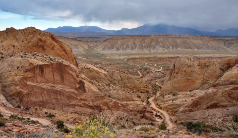 The Switchbacks On The Burr Trail In Utah Aren't For The Faint Of Heart, But The Views Are Worth It