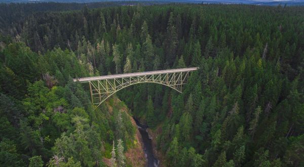 One Of The Highest Bridges In The Whole Country Is Right Here In Washington
