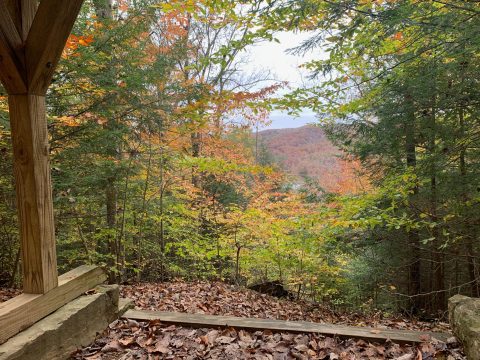 Catch The Last Of Ohio's Fall Color On The 2-Mile Shawnee State Park Lookout Trail