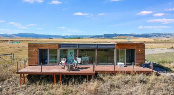Go Off The Grid In Style At This Cool Container Cabin In Montana
