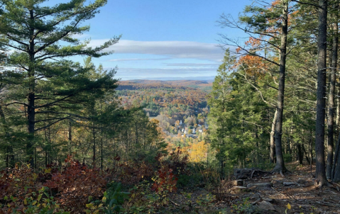 Gaze At Astonishing Fall Colors At The Jones Mountain Overlook In Connecticut