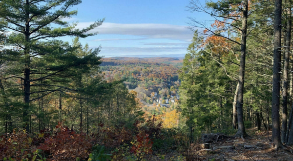 Gaze At Astonishing Fall Colors At The Jones Mountain Overlook In Connecticut