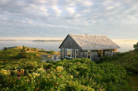 You Can Stay Overnight In An Incredible Cabin On Your Very Own 23-Acre Private Island In Maine
