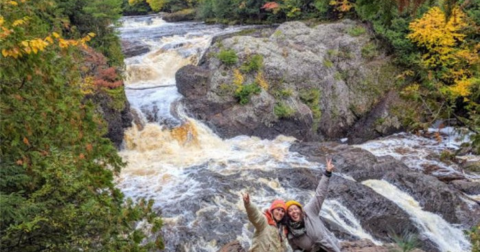 Potato River Falls In Wisconsin Will Soon Be Surrounded By Beautiful Fall Colors