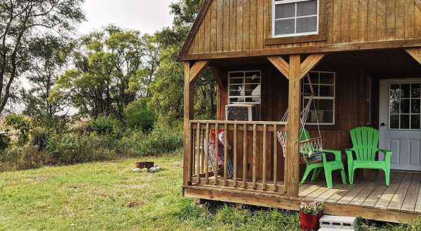 Get Away From The City And Find Yourself At This Tiny Rustic Cabin In Nebraska