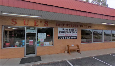 A True, Georgia Icon, Sue's Burgers Still Has The Tastiest Burger And Onion Rings Around
