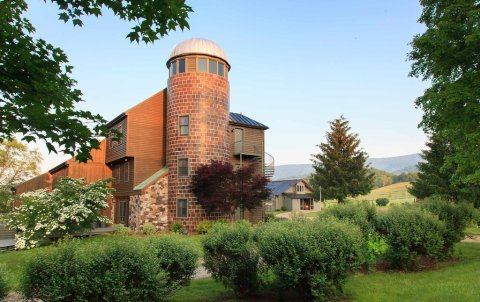 Spend The Night Inside A Converted Silo When You Stay At Fort Lewis Lodge In Millboro Springs, Virginia