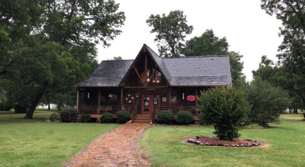 Choose From Hundreds Of Fabrics And Quilt Kits At The Two-Story Log Cabin Quilt Shop In Oklahoma