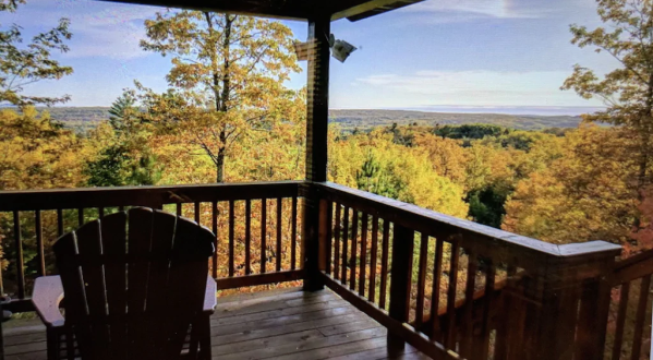 You’ll Have A Front Row View Of A Wisconsin Valley In This Cozy Cabin