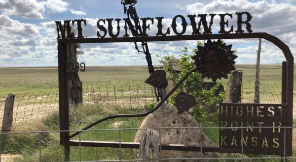 Take A Memorable Drive To The Top Of Kansas’ Highest Point, Mount Sunflower