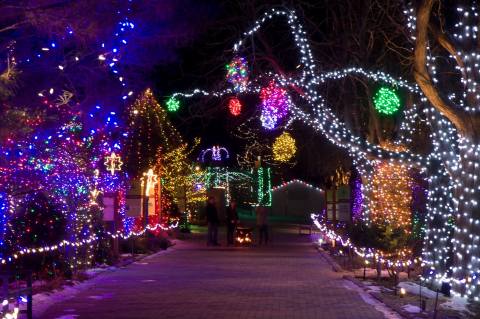 The Dazzling Light Display At The Idaho Botanical Garden Is A Treasured Gem State Tradition