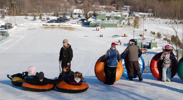 The Largest Snow Tubing Space In Michigan Is At Timberlee Hills And It’s A Must-Visit For Winter Fun