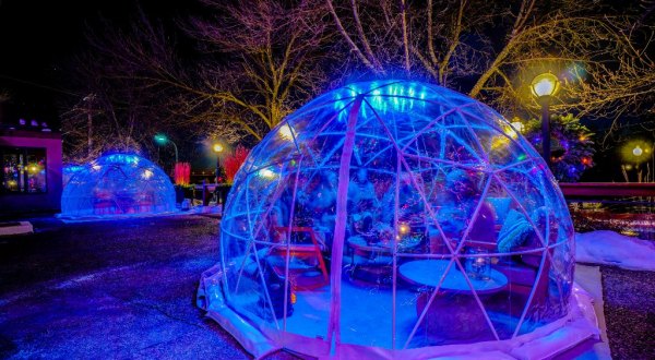 Dine Inside A Private Heated Igloo At Pier 500 In Wisconsin