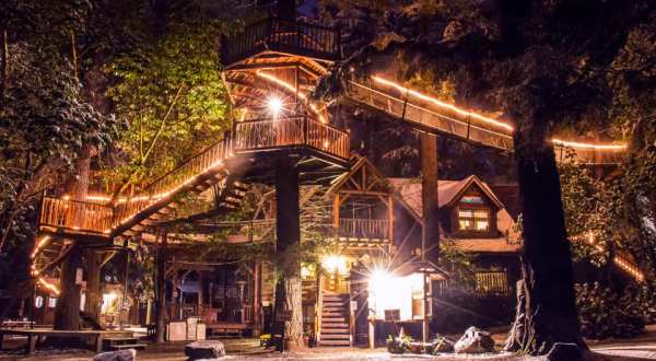 There’s A Treehouse Village In Oregon Where You Can Spend The Night
