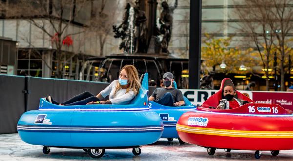 You Can Ride Bumper Cars On Ice This Winter At Fountain Square In Ohio And It’s Insanely Fun