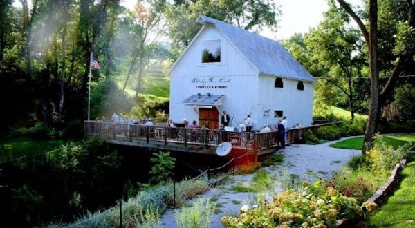 Housed In A 100-Year-Old Barn And Spanning A Creek, Whiskey Run Creek Winery In Nebraska Is A Gem