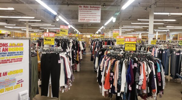 Find More Than 10,000 Articles of Clothing At 1/2 of 1/2, The Largest Discount Clothing Store in Nebraska