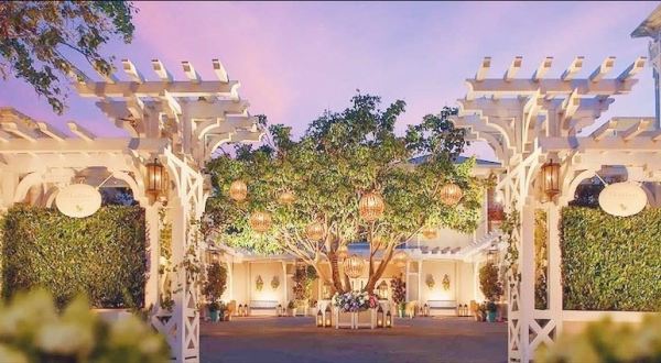 This Just Might Be The Most Enchanting Setting To Dine Outdoors In All Of Southern California