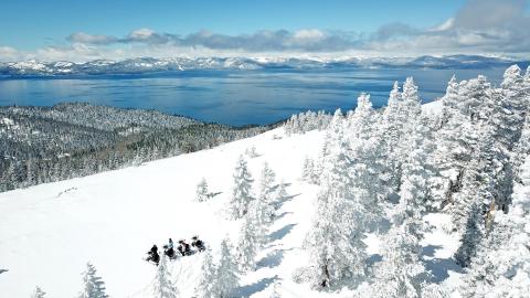 The 2-Hour Scenic Snowmobile Tour At Zephyr Cove In Nevada Is Perfect For First-Time Riders