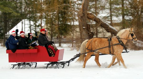 This 30-Minute Wisconsin Sleigh Ride Takes You Through A Winter Wonderland
