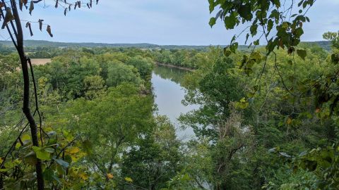 Off The Beaten Path In Bluffs Of Beaver Bend, You'll Find A Breathtaking Indiana Overlook That Lets You See For Miles