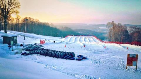 Tackle A 6-Lane Alpine Snow Tubing Hill At Shanty Creek Resort In Michigan This Year
