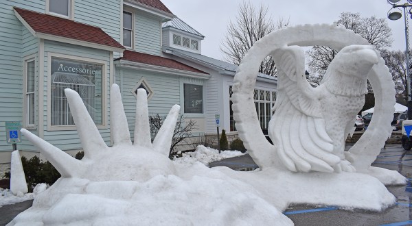 Seeing The Massive Snow Sculptures In The Small Town Of Frankenmuth, Michigan Will Be Your Favorite Winter Memory