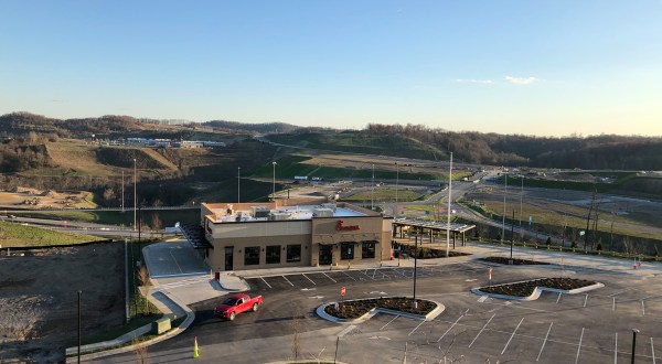 For A Quick Meal With An Amazing View, Visit The University Town Center Chick-fil-A In Morgantown, West Virginia