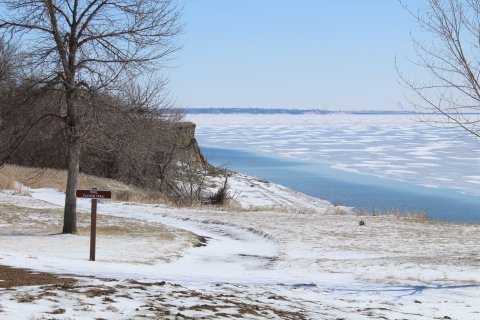 Fort Stevenson State Park Transforms From A Lakeside Summer Paradise To A Winter Destination Each Year