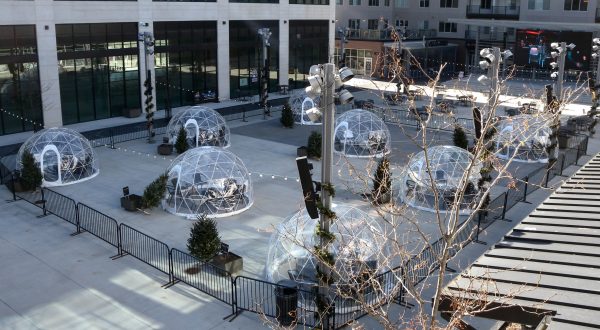 Dine Inside Your Very Own Heated Igloo At The Capitol District In Nebraska