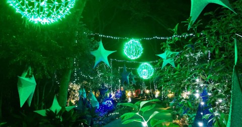 Marvel At Fantastical Holiday Light Displays At Elizabethan Gardens In North Carolina This Season