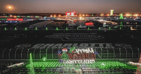 Drive Through Millions Of Lights At Charlotte Motor Speedway In North Carolina This Holiday Season