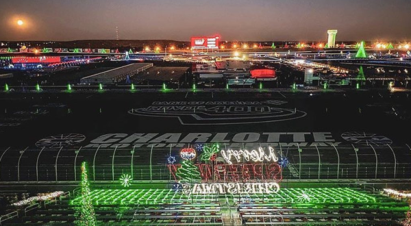 Drive Through Millions Of Lights At Charlotte Motor Speedway In North Carolina This Holiday Season