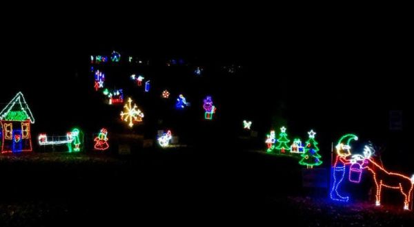 West Virginia’s Enchanting 1.3-Mile Celebration Of Lights Holiday Drive-Thru Is Sure To Delight