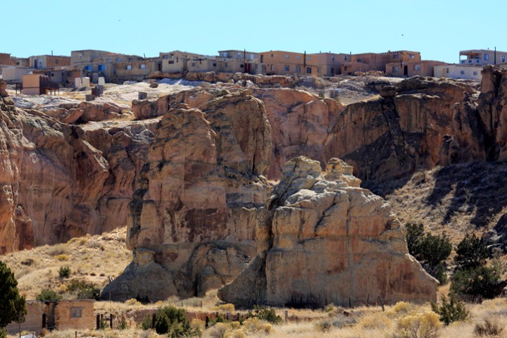 Acoma Pueblo Mesa View New Mexico