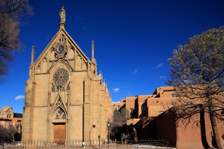Loretto Chapel Facade New Mexico