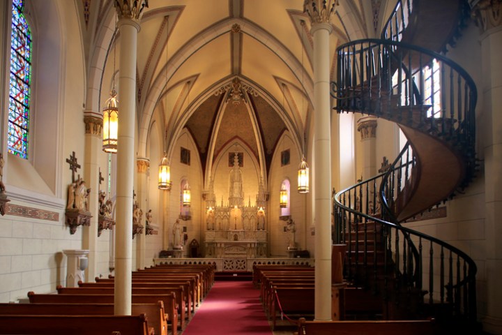 Loretto Chapel Altar and Staircase New Mexico