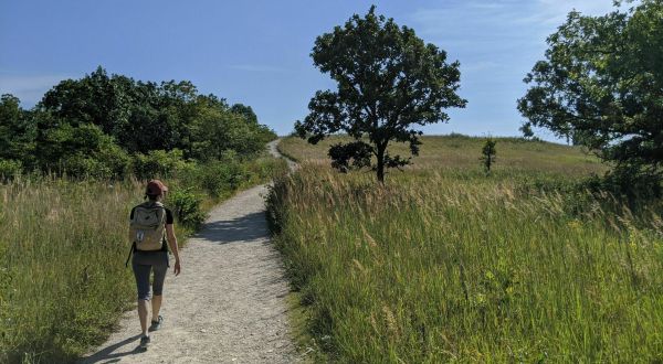Take An Easy Loop Trail Past Some Of The Prettiest Scenery In Kansas On Konza Godwin Hill Trail