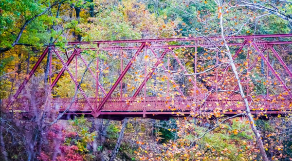 The Magnificent Bridge Trail In Indiana That Will Lead You To An Astounding Overlook